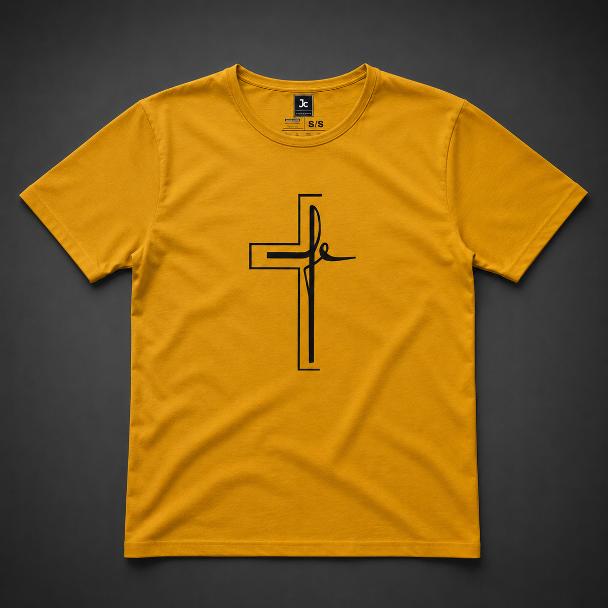 Playera Básica - Cruz Fe