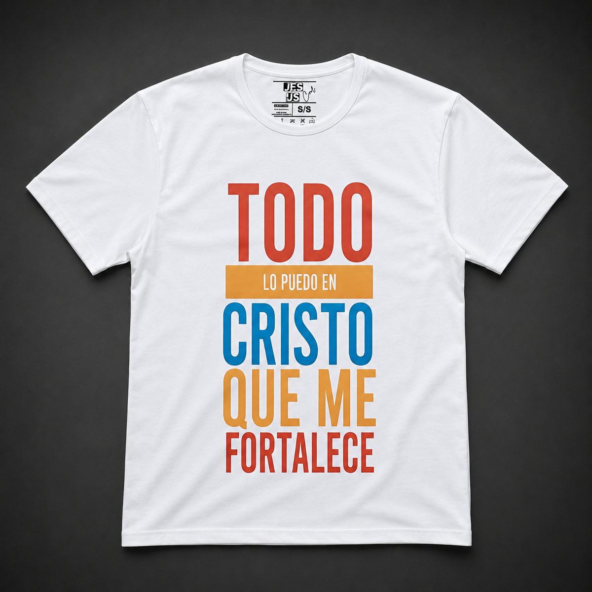 Playera Premium - Todo lo puedo en Cristo